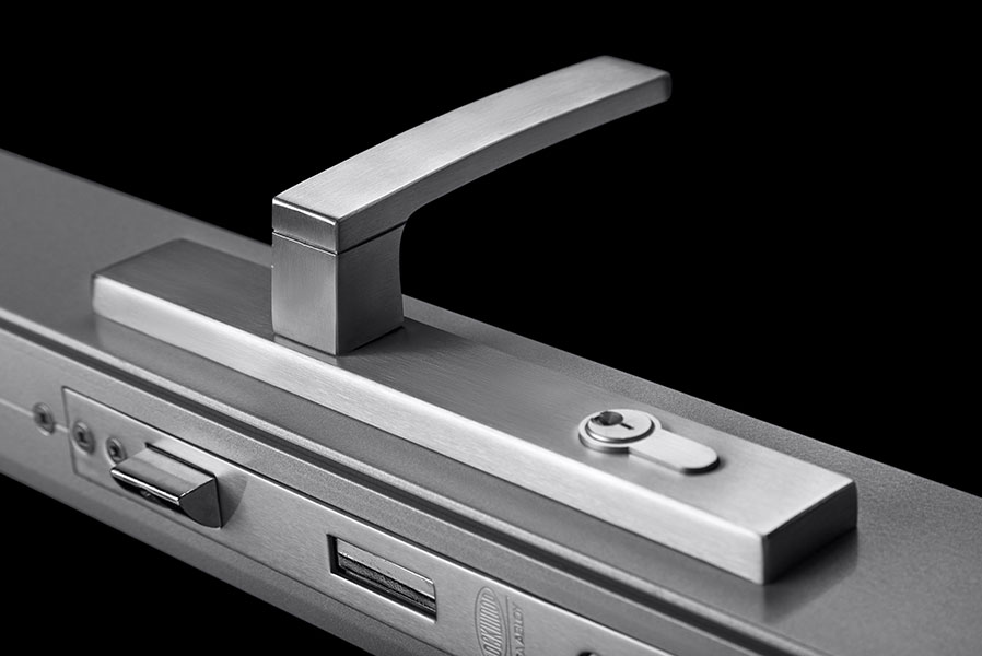 icon hinged door lock handle