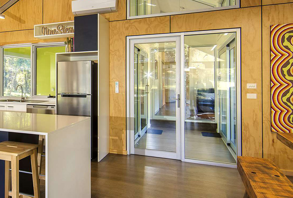 hinged aluminium doors