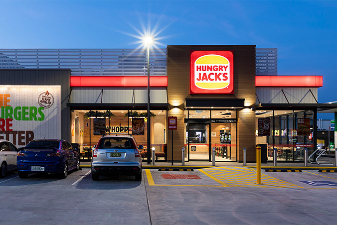 Commercial Framing Fast Food Restaurant