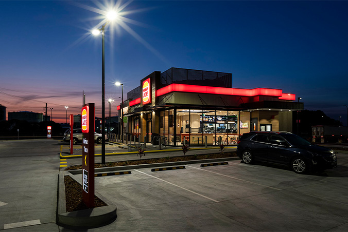 Commercial Framing Fast Food Restaurant