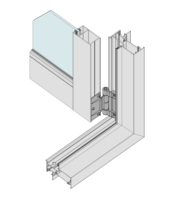 Aluminium Hinged Door 548