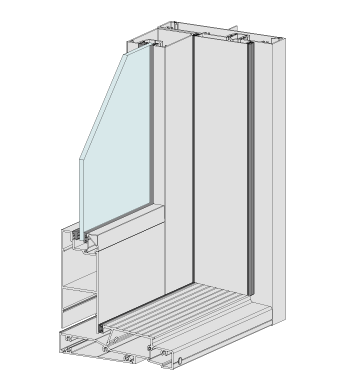 Aluminium Hinged Door 650