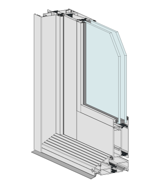 Aluminium Hinged Door 729